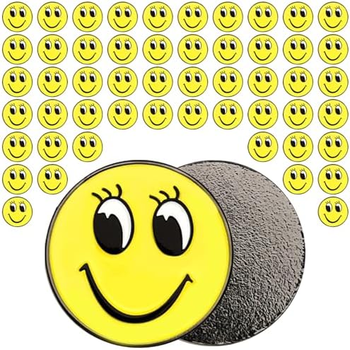 50 Pcs Golf Ball Markers Bulk, Golf Accessories by BSTWARM