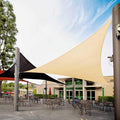 Royal Shade 4' x 4' x 4' Beige Triangle Sun Shade Sail Order to Make RTAPT8 by RoyalShade