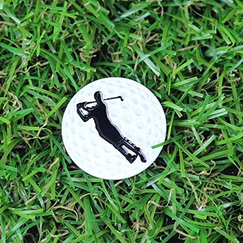Myartte Creative Golf Ball Marker Soft Enamel Golf Markers 24.4MM Assorted 5 Pcs - Image 3