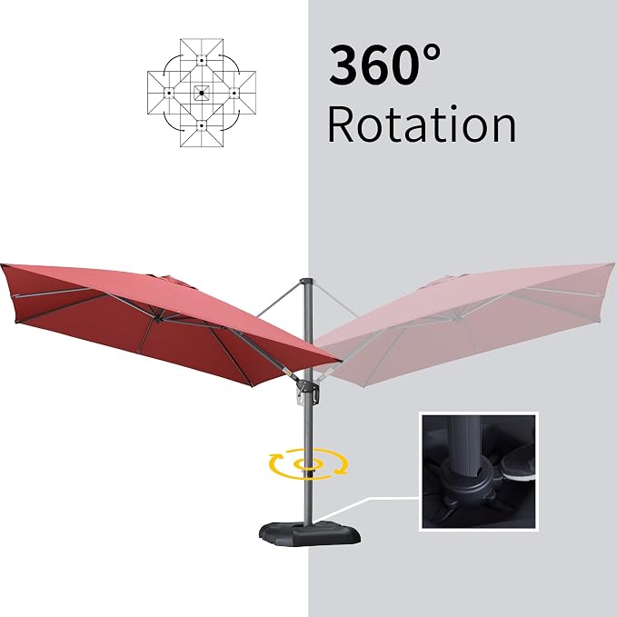 PURPLE LEAF Patio Umbrella - Image 5