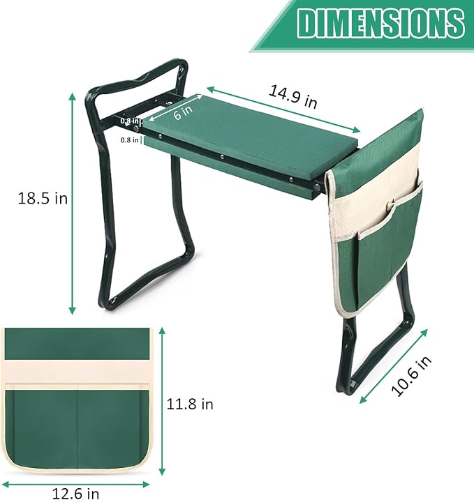 Heavy Duty Foldable Garden Kneeler and Seat - Image 2