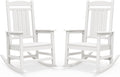 SERWALL Outdoor Rocking Chair Set of 2, Patio Rocking Chair, Porch Rocker by SERWALL