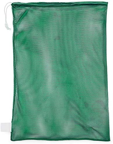 Champion Sports Mesh Equipment Bag – Heavy-Duty Nylon Drawstring Bag by ChampionSports