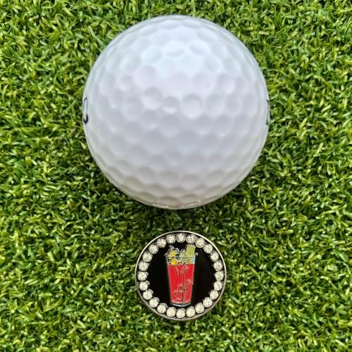 Giggle Golf Happy Hour Bling Golf Ball Marker - Image 5