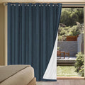 H.VERSAILTEX Blackout Curtains Durable Thick Textured 100% Blackout Patio Door by HVERSAILTEX