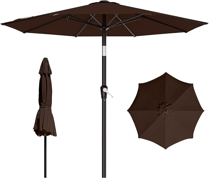 9 FT Patio Umbrella for Outdoor, Outdoor Table Umbrella by AreShark