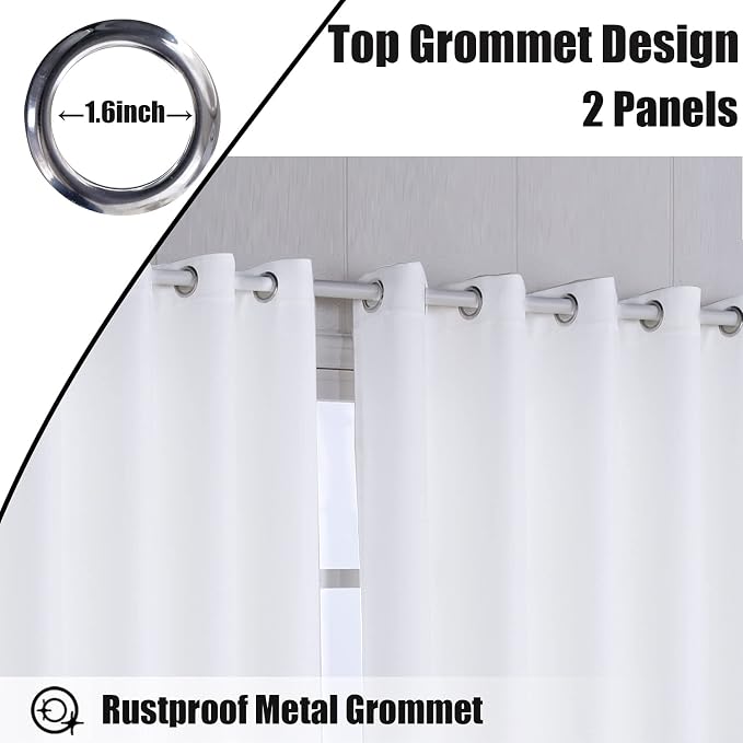 BONZER Waterproof Indoor/Outdoor Curtains - Image 4