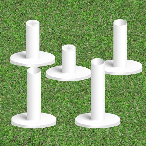 FINGER TEN Rubber Golf Tees for Mats Driving Range 5 Pack by FINGERTENSport