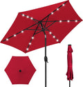 Best Choice Products 7.5ft Solar Umbrella LED Lighted Patio Umbrella, Table by Unknown