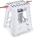 Delxo 16 Inch Folding Step Stool, Foldable Step Stool by Delxo