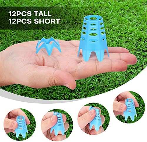 Golf Simulator Tees, 24 Pack, 12 Tall 12 Short Golf Tees - Image 2