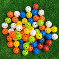 Crestgolf 50pcs Plastic Golf Training Balls – Airflow Hollow 40mm Golf Balls by Crestgolf