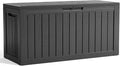 DRATO 85 Gallon Outdoor Storage Box Waterproof, Lockable Resin Deck Box | by DRATOprovidesawarmandcozy