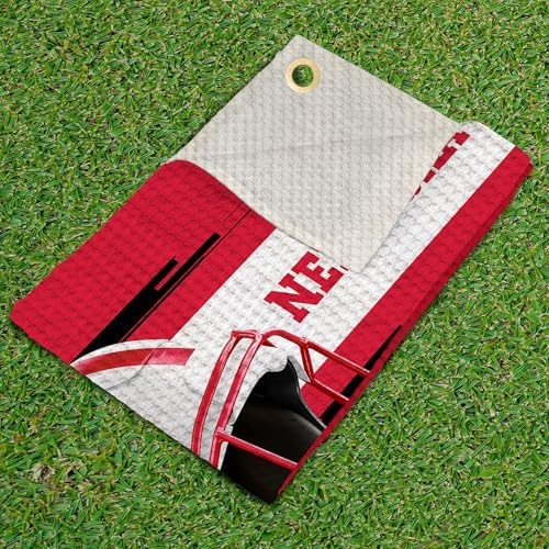 Northwest NCAA Golf Towel, Official Licensed Microfiber Waffle Fabric, - Image 2