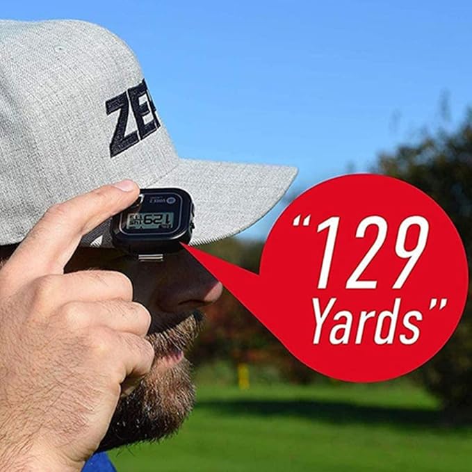 GolfBuddy Voice 2S+ Talking GPS Rangefinder Bundle with Official GolfBuddy Wristband – Audio Distance to Front/Center/Back, 18-Hour Battery, Preloaded Courses, Wearable Golf GPS Watch Conversion