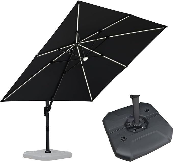 PURPLE LEAF Cantilever Umbrella - Image 3