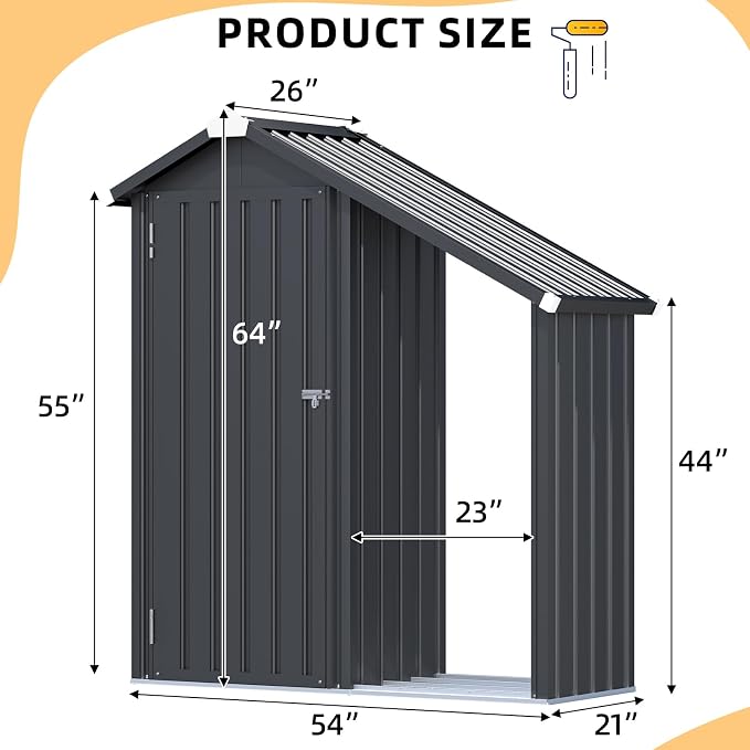 AECOJOY Vertical Outdoor Storage Cabinet - Image 2