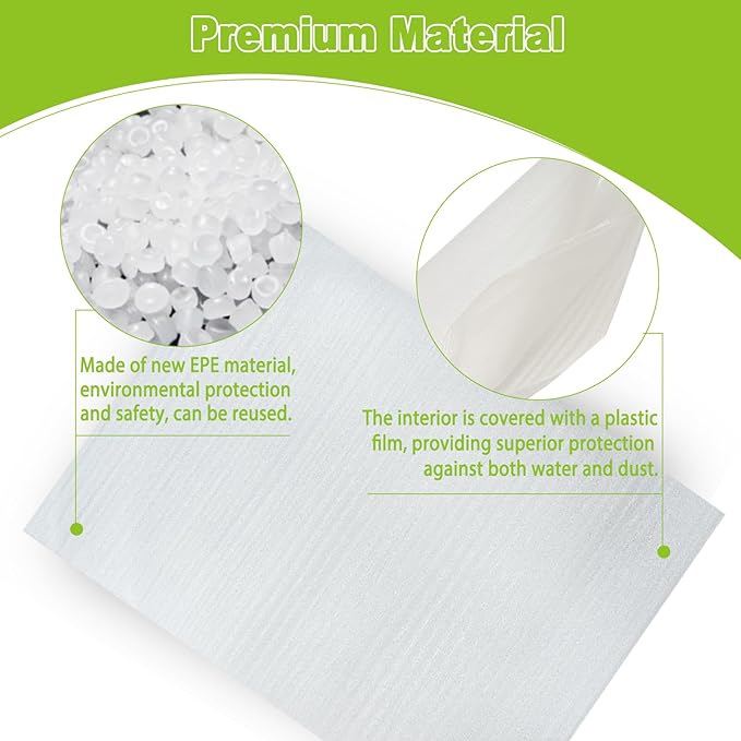 5 Pack 28x40in Cushion Foam Pouches Moving Packaging Supplies Shockproof