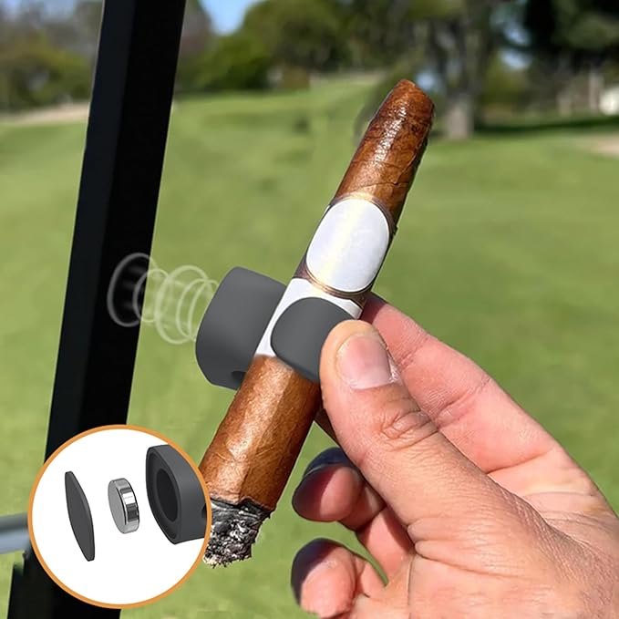 Golf Cart Accessories, Silicone Magnetic Holder, Compact Stand, Sleek & Convenient Hook for Golfing, Grilling, Travel, Indoors and Outdoors Use