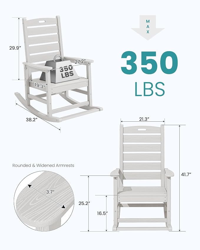 SERWALL 2-Pc Rocking Chair Set - Image 3