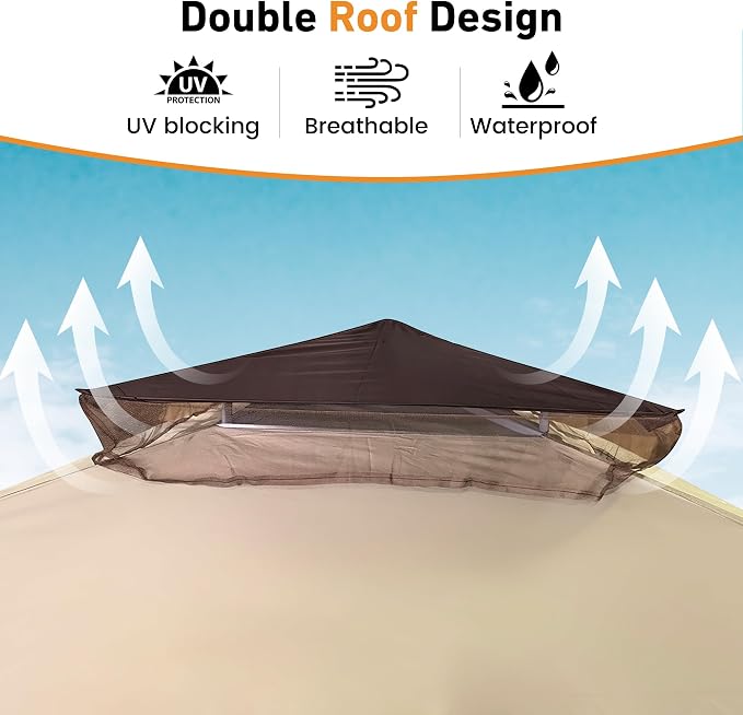 13'x13' Pop Up Gazebo Canopy Tent, Pop Up Canopy - Image 5
