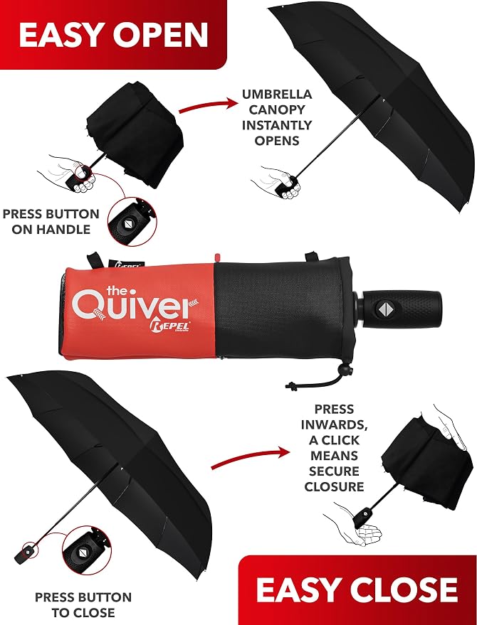 Windproof Travel Umbrella - Image 6