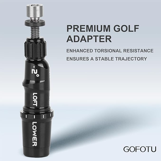 Golf Shaft Adapter Sleeve .335 Tip Driver Fairway RH Compatible with Taylormade M1 M2 M3 M4 M5 M6 SIM SIM2 R15 QI10, Qi35 Stealth2, Stealth,BRNR Mini Driver Black