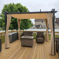 PURPLE LEAF Outdoor Aluminum Pergola 10'x10' by PURPLELEAF