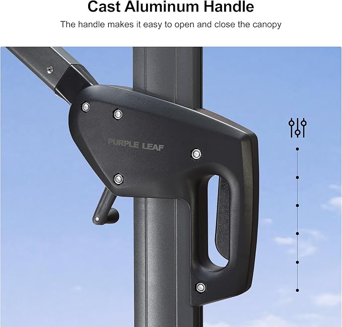 PURPLE LEAF Patio Umbrella - Image 4