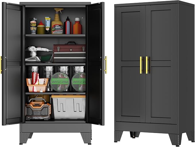 GAIOUS 47.2'' Tall Metal Garage Storage Cabinet, File Cabinet by GAIOUS