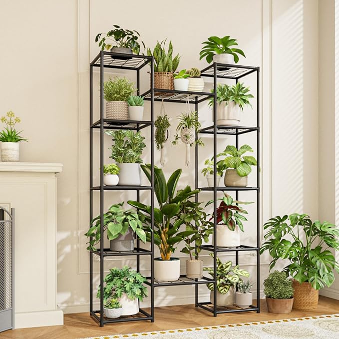 GENTINGBRO Metal Plant Stand Outdoor 62.2" Tall Plant Shelf - Image 4