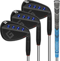 Gowolf Premium Forged Full Face Golf Wedges 50/52/54/56/58/60/69 Degree Individual or Set for Men, Right Hand Gap Wedge Sand Wedge Lob Wedge, Golf Clubs CNC Milled Face for More Spin - Great Golf Gift