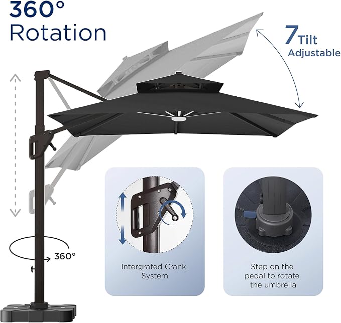 Deconk 10' X 13 'Patio Umbrella - Image 7