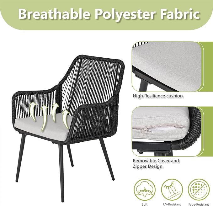 Patio Dining Chairs, Outdoor Dining Chairs - Image 5