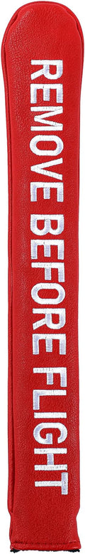 Golf Club Covers, Leather Driver Headcover, Fairway Wood, 3 Wood, Hybrid, Fits Mallet Blade Putter Head Covers, Alignment Stick Cover, Headcovers Set