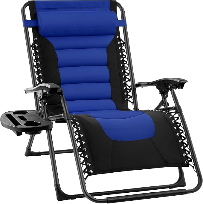 Best Choice Products Oversized Padded Zero Gravity Chair, Folding Outdoor Patio by Unknown