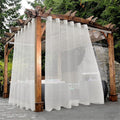 BONZER Waterproof Indoor/Outdoor Sheer Curtains by Bonzer