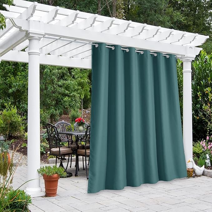 NICETOWN Bedroom Curtain Room Divider, Rustproof Grommet Sunlight Blocking by NICETOWN
