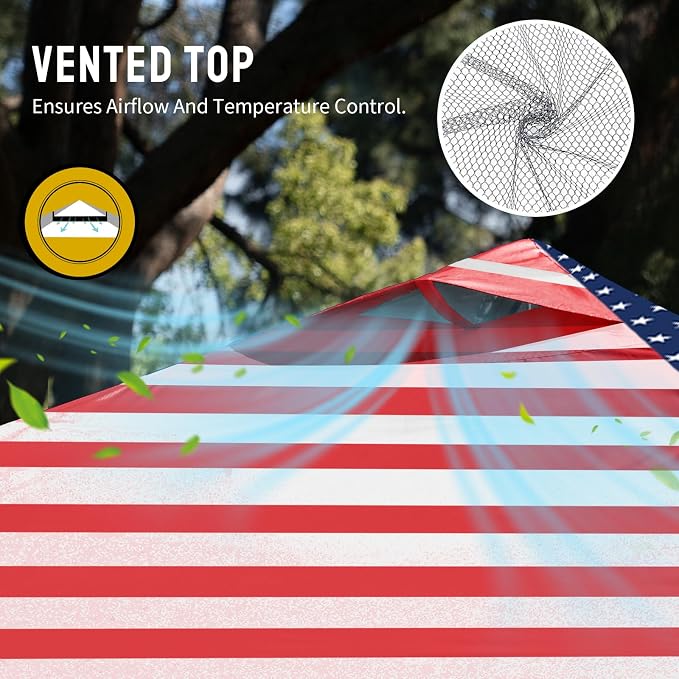 CROWN SHADES 10x10 Pop Up Canopy Tent - Image 5