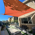 Sun Shade Sail 10'x12'x15.6' Terra Red Triangle Custom Size | 95% UV Block by SUNLAX