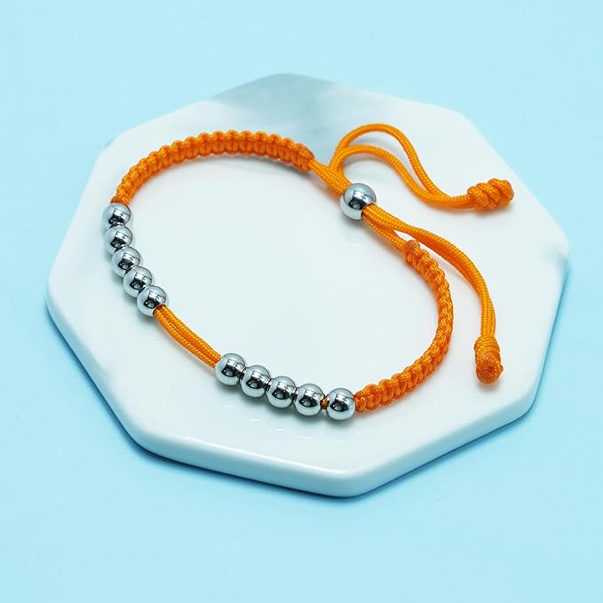 LAMIBEE Golf Stainless Steel 10 Beads Score Counter Bracelet, Golf Stroke Count Bracelet, Resizable and Easy to Adjust Golf Round Scoring Tracker, Durable and Stylish Golf Accessory