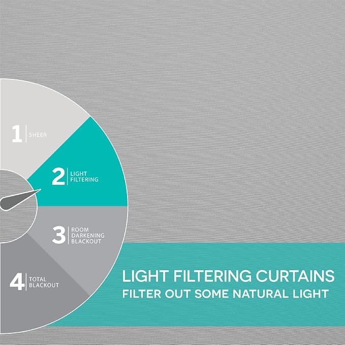 EXCLUSIVE HOME Cabana Solid Indoor/Outdoor Light Filtering Hook-and-Loop Tab - Image 8