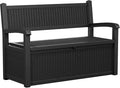 PatioZen 80 Gallon Outdoor Storage Bench Deck Box, Outdoor Storage Furniture by OutdoorLivingPerfected