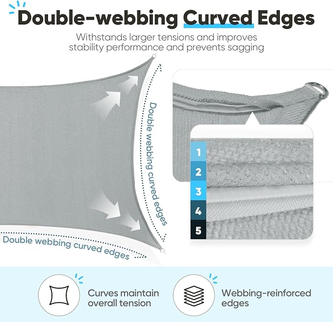 Quictent Sun Shade Sail for Patio - Image 6