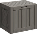 Greesum 40 Gallon Resin Deck Box, Outdoor Storage, Garden Tools, Pool Supplies by BuynowfromGreesum