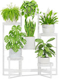 iDavosic.ly Plant Stand Indoor Outdoor, 6 Tier Iron Corner Shelf, Folding Multi by iDavosicly