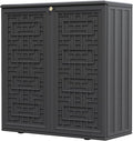 HOMSPARK Indoor/Outdoor Storage Cabinet by HOMSPARK