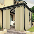 BONZER Outdoor Curtains for Patio Waterproof Thick | Privacy Grommet Light by Bonzer