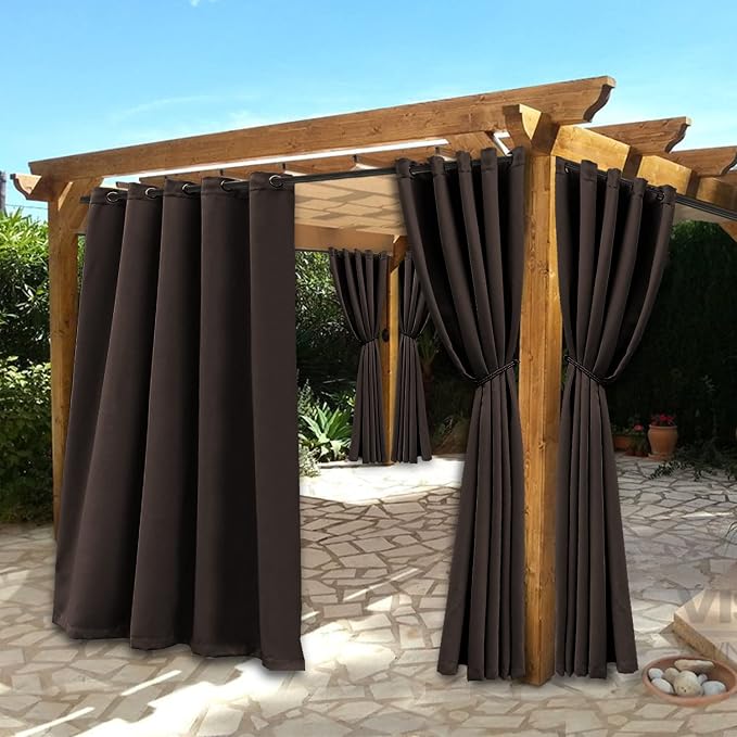 BONZER Waterproof Indoor/Outdoor Curtains by Bonzer
