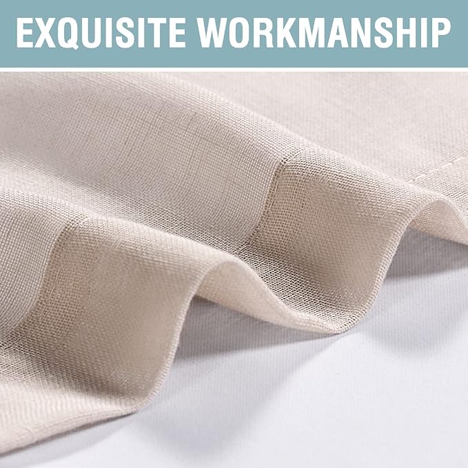 H.VERSAILTEX Outdoor Linen Sheer Curtains - Image 8